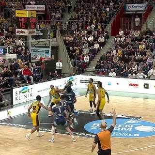 Basketballspiel: Ludwigsburg gegen Heidelberg