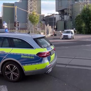 Polizeieinsatz an Bahnschiene