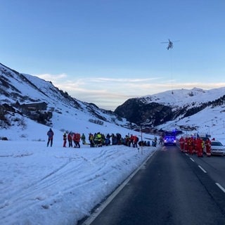 Große Rettungsaktion nach Lawinenabgang in Vorarlberg