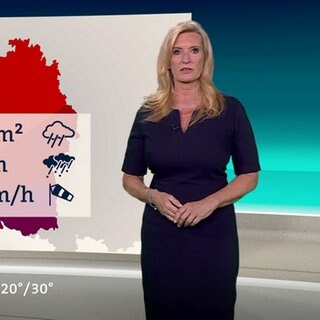 Wetterreporterin Claudia Kleinert