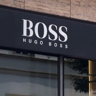 Eine Filiale von Hugo Boss