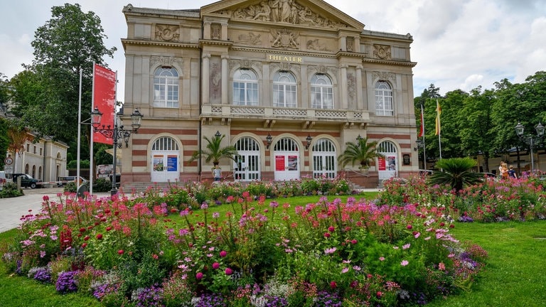 Das Teater von Baden-Baden in der Außenansicht.