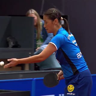 Tischtennisspielerin