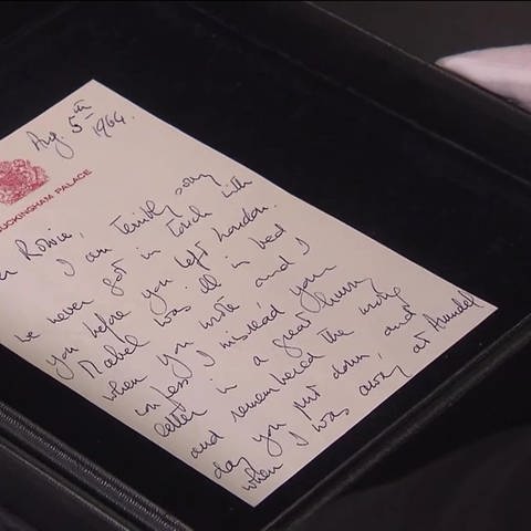 Brief von Queen Elizabeth