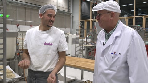 Hermann Leimgruber leitet eine Bäckerei mit 150 Mitarbeitern in Tübingen