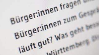 Die Formulierung "Bürger:innen" ist in einem Beitrag auf der Homepage des Verkehrsministeriums Baden-Württemberg zu sehen.
