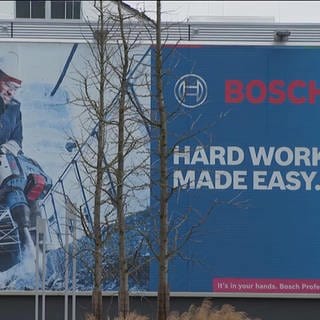 Werbeplakat der Firma Bosch