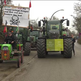 Bauernproteste im Kreis Ludwigsburg