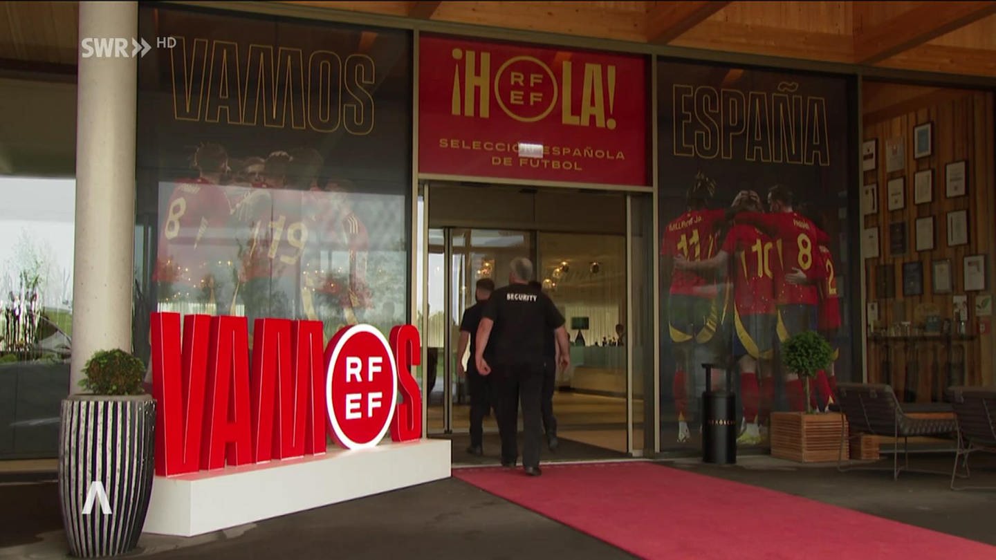 Hotel bereitet sich auf die spanische Fußball-Nationalmannschaft vor