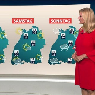 SWR-Meteorologin Claudia Kleinert