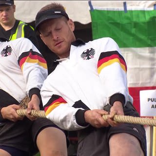 Das deutsche Tauzieh-Team bei der WM