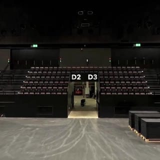 Eine Halle in Basel, in welcher der ESC 2025 stattfinden wird