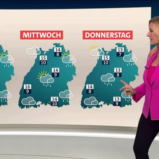 SWR-Meteorologin Claudia Kleinert