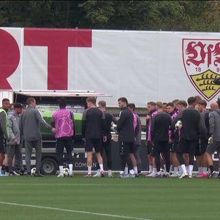 VfB Stuttgart beim Training