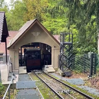 Stehende Bergbahn