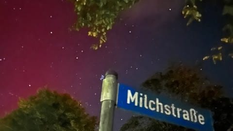 Polarlichter über der Laupheimer Milchstraße