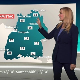 Wetterreporterin Claudia Kleinert