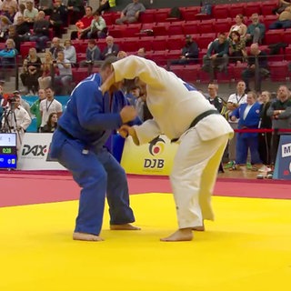 Judo Teilnehmer im Wettkampf