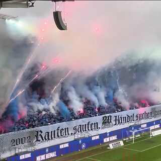 Pyro-Technik im Stadion