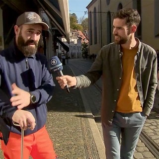 Interview auf der Straße