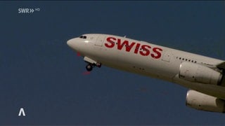 Flugzeug von Swiss