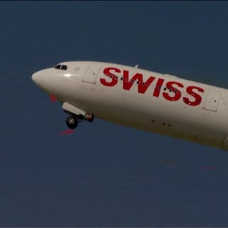 Flugzeug von Swiss