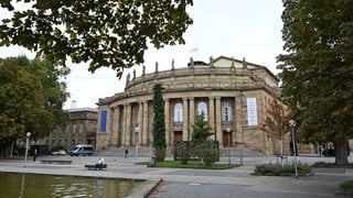 Das Opernhaus der Staatsoper Stuttgart. 