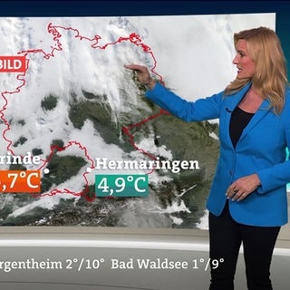 Wetterreporterin Claudia Kleinert