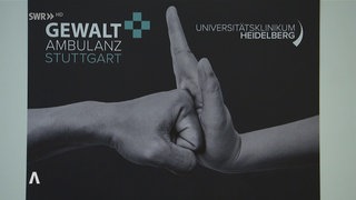 Poster der Gewaltambulanz Stuttgart