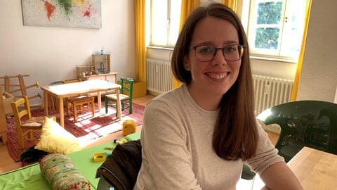 Sarah Seibold arbeitet als Sozialarbeiterin im Frauenhaus des Vereins "Frauen helfen Frauen" in Esslingen.