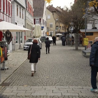 Die Innenstadt in Vaihingen an der Enz: Der Einzelhandel erlebt auch hier schwere Zeiten, die Stadt hat mit hohem Leerstand zu kämpfen.