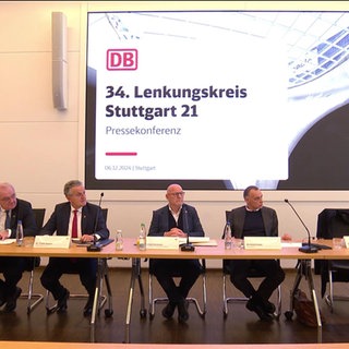 Pressekonferenz zu 34. Lenkungskreis Stuttgart 21