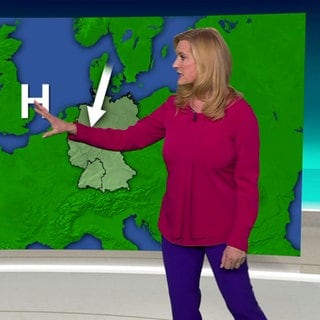 Wetterreporterin Claudia Kleinert