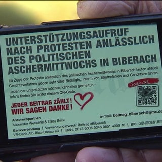 Ein digitaler Flyer auf einem Smartphone-Bildschirm