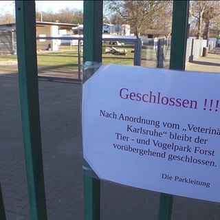 Tier- und Vogelpark geschlossen