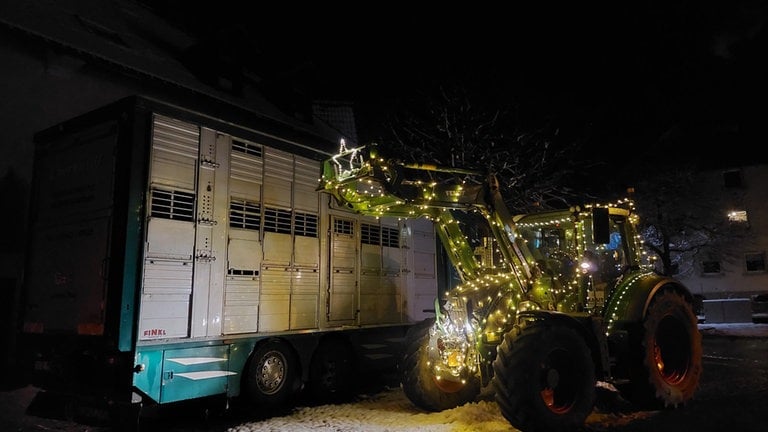 Durch Bonndorf (Kreis Waldshut) fahren am Freitagabend 100 Traktoren.