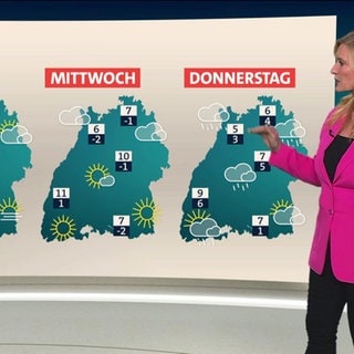 SWR-Meteorologin Claudia Kleinert