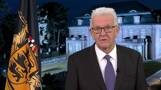 Baden-Württembergs Ministerpräsident Kretschmann bei seiner Neujahrsansprache 2025