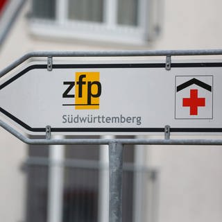 Schild ZfP in Bad Schussenried