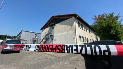 Die Flüchtlingsunterkunft von Kressbronn am Tag nach der tödlichen Messerattacke