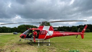 Ein Rettungshelikopter in der Schweiz. (Symbolbild)