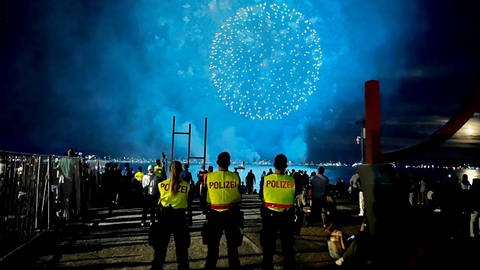 Polizei bei Seenachtfest Kreuzlingen