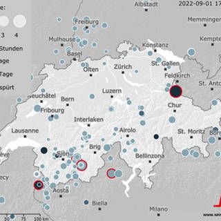 Zwei Erdbeben in Liechtenstein