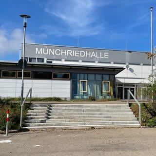 Die Münchriedhalle in Singen (Kreis Konstanz). 