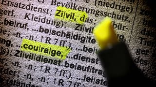 Zivilcourage im Wörterbuch