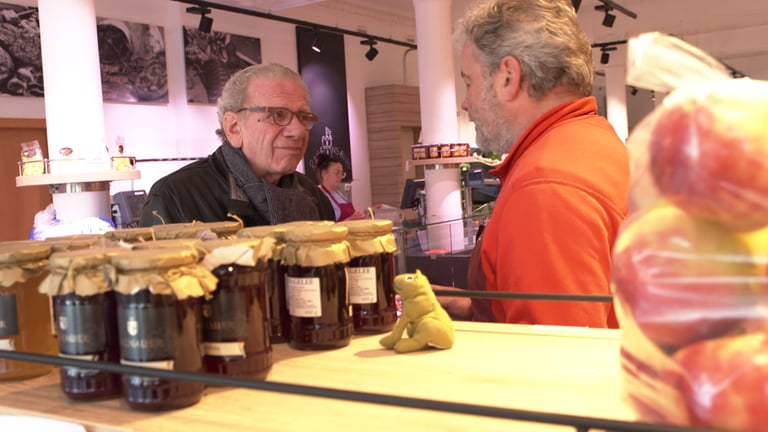 Wolfgang Frommelt im Bauermarkt Ravensburg