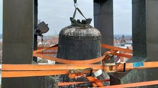 Halterung der Glocke im Schnetztor in Konstanz ist abgebrochen