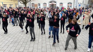 Flashmob One Billion Rising in Ravensburg