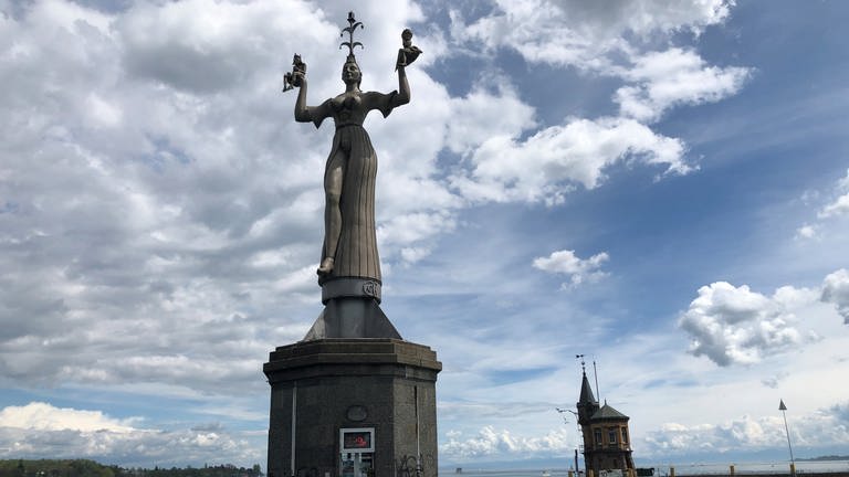 Imperia-Statue im Konstanzer Hafen