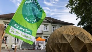 Klimacamp vor dem Münster in Konstanz